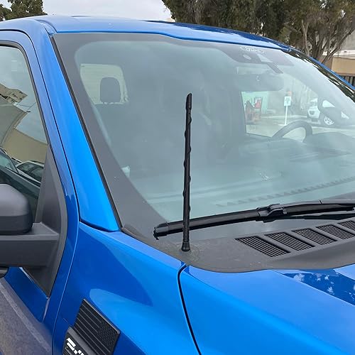 Miniatura 3 de VOFONO Antena de 13 pulgadas para Ford F150 2009-2022 Ford 250 F350 2017-2022, nuevo reemplazo de antena de goma flexible en espiral, accesorios