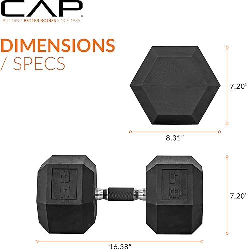 Miniatura 29 de CAP Barbell - Mancuerna recubierta Varias opciones de pares y conjuntos