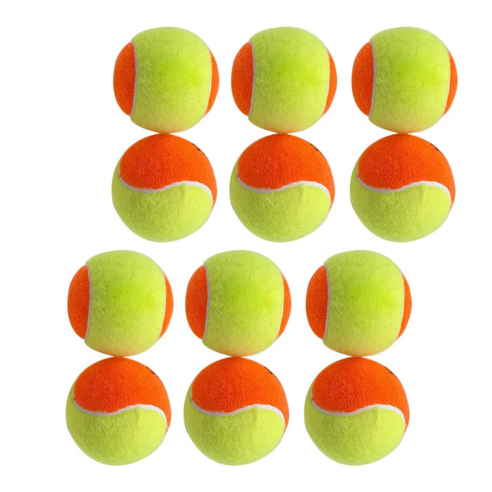 COOLHOOD 12pcs Elasticity Beaches Tennis Impacts Resistance Sport Rubber Tennis Soft Professional Tennis Paddleball Enduring