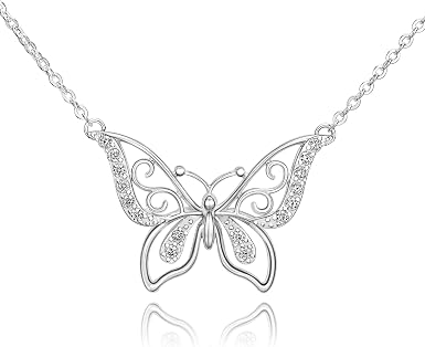 ELEGANZIA Butterfly Necklaces 