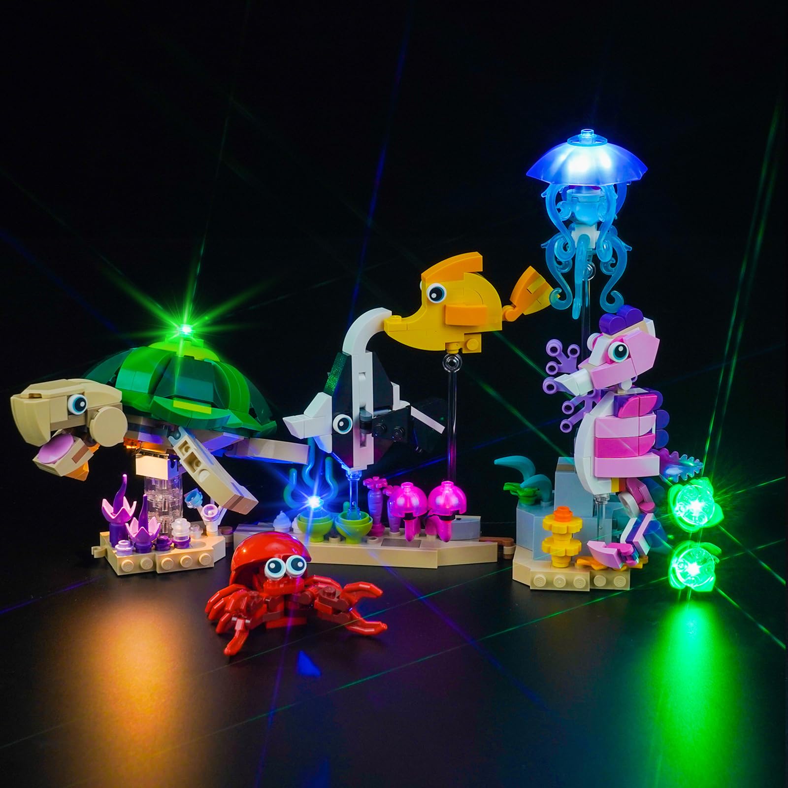 LED Light Kit Compatible with Sea Animals 31158 (No Models Only Light) Creative Lighting Set Sea Animals with 31158 Set