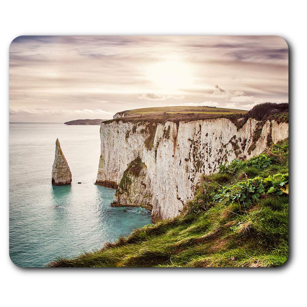 Old Harry Rocks Isle of Purbeck Dorset Mouse Mat Pad Computer PC Laptop Gaming Office Home Desk Accessory Gadget 16123