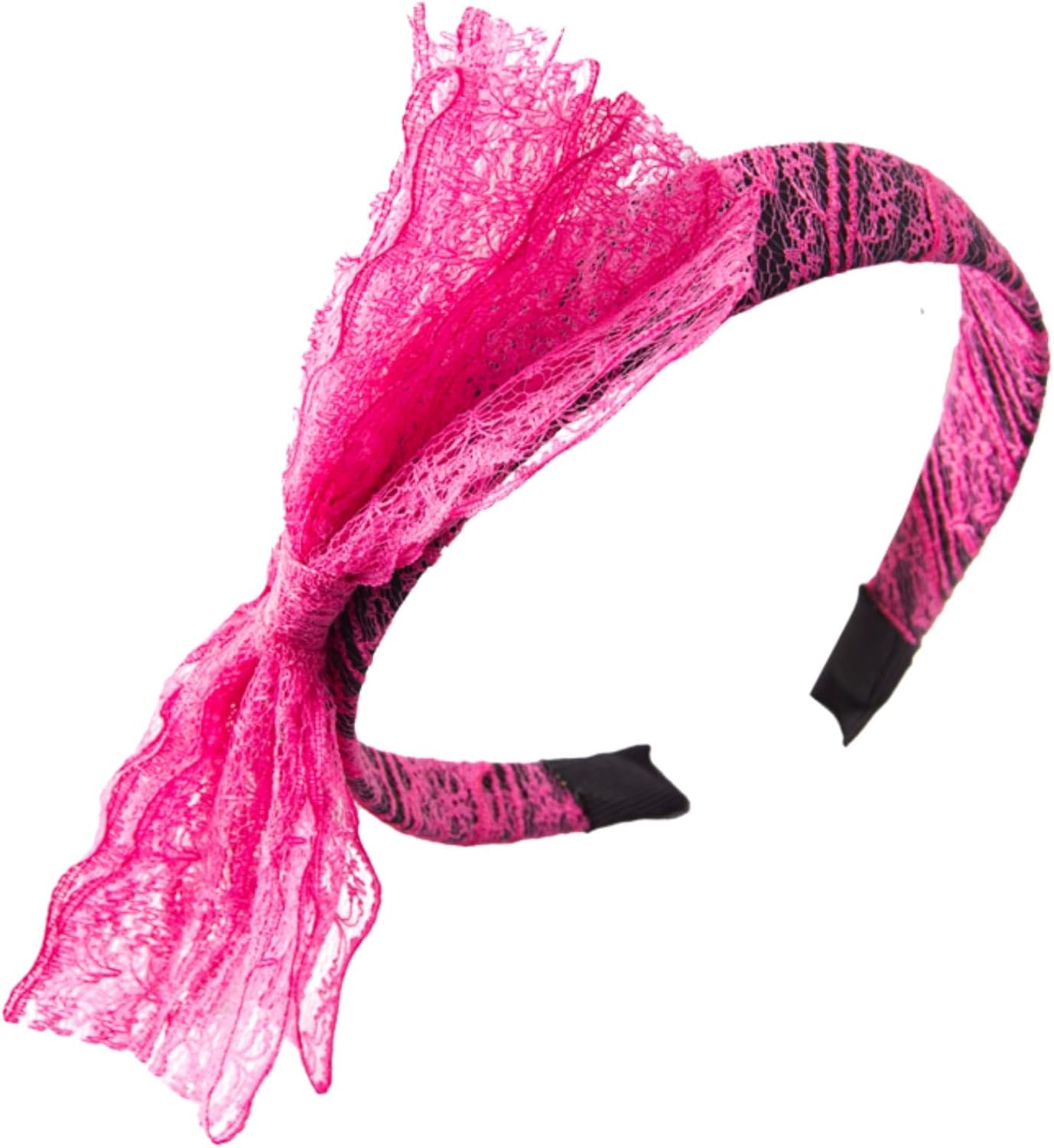 80's Costumes Set Headband Earrings Necklace Bracelets Fishnet Gloves for Halloween Cosplay Retro Theme Party - Image 3