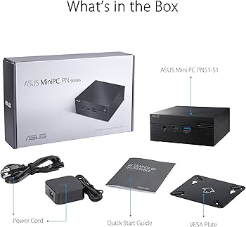 ASUS Mini PC PN51-S1-B5325AD Mini PC Desktop (AMD Ryzen 5 5500U