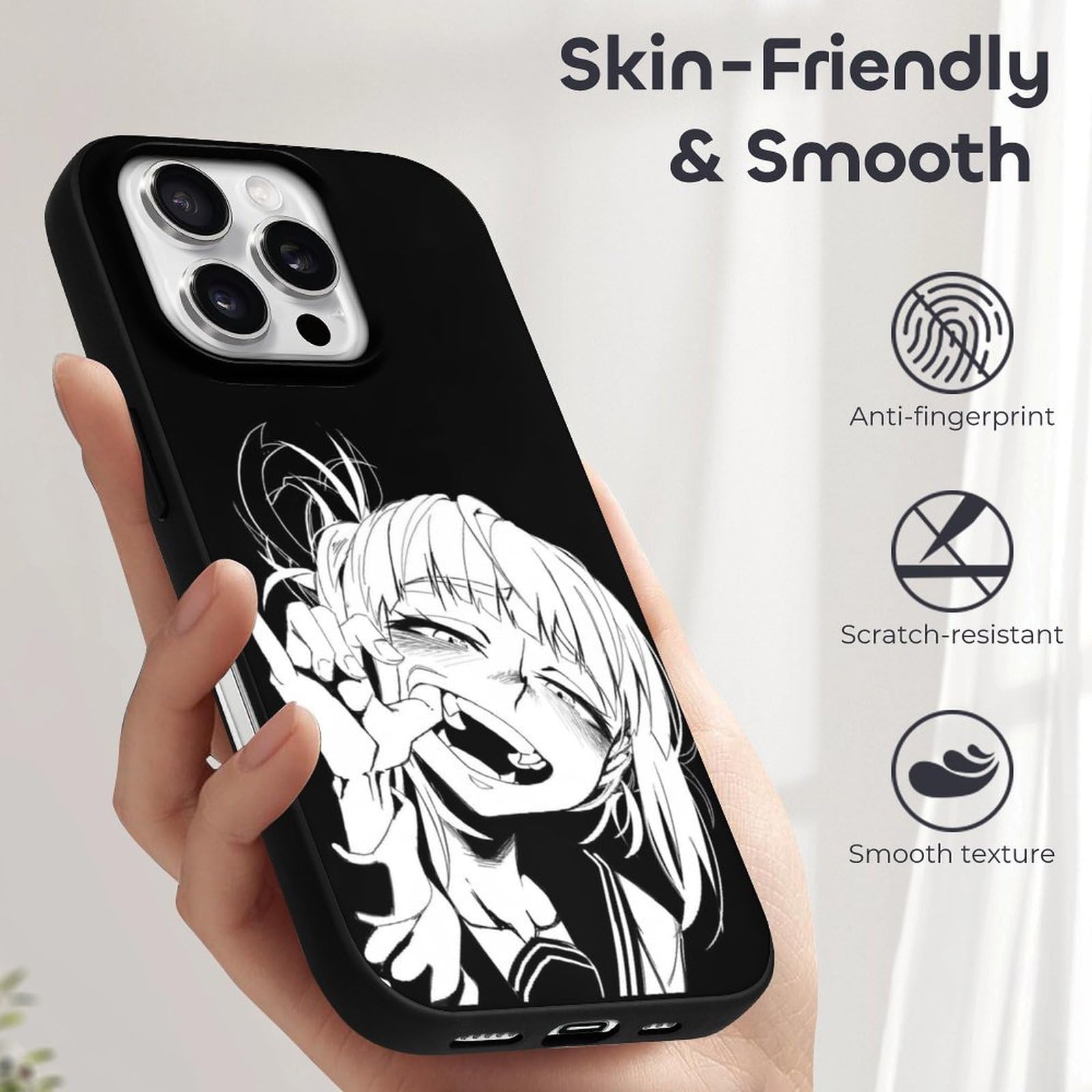 Amazon.co.jp: iPhone 16 ケース 僕のヒーローアカデミア トガヒミコ
