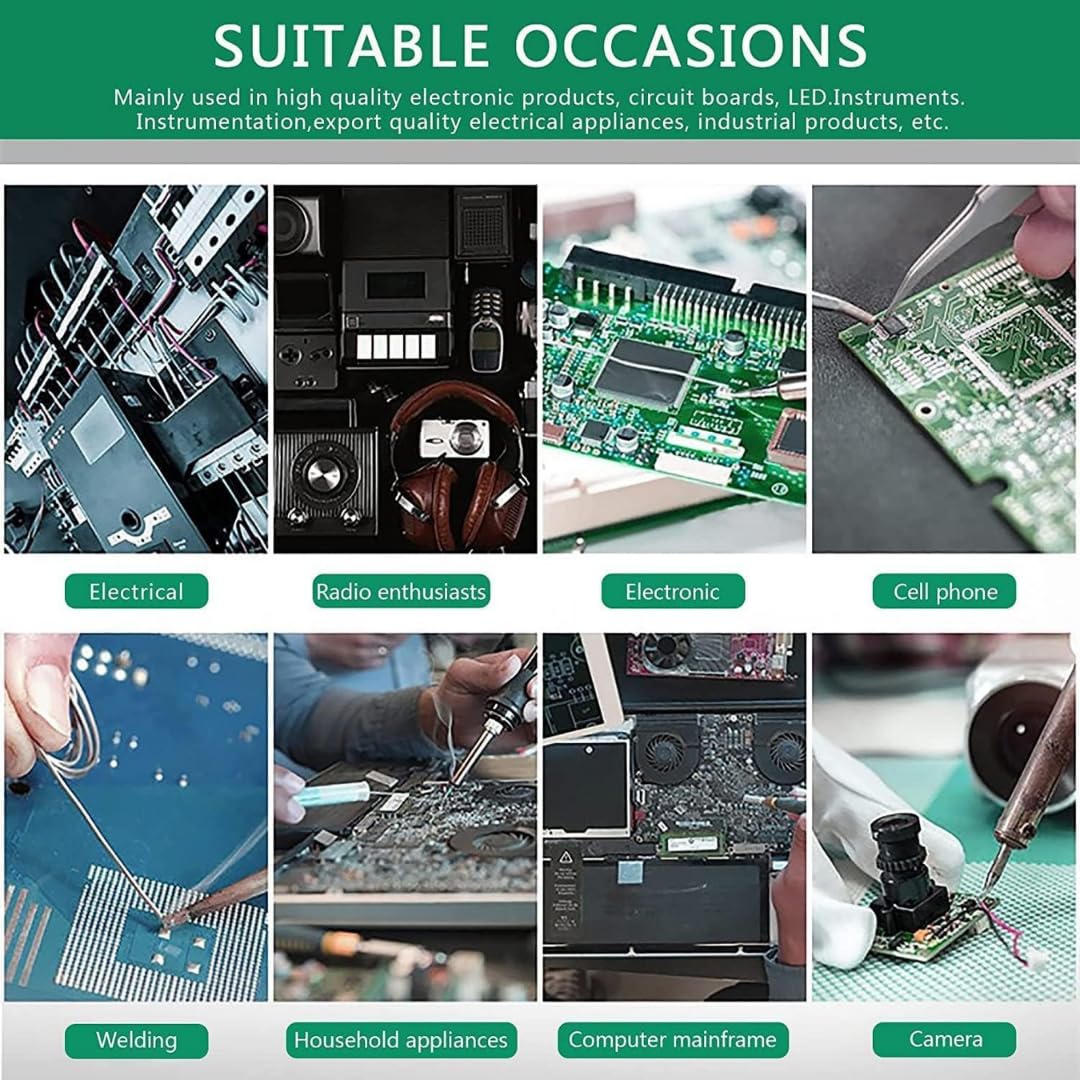Jouis Lehim Teli 0.8 mm 50 gr – Elektronik Devre ve Tamir İşleri İçin İnce Lehim Teli, Profesyonel ve Amatör Kullanıma Uygun, Kolay Eriyen Lehim Teli Makarası (0.8mm 50 Gr)