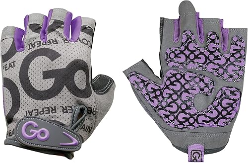 GoFit GF-WGTC-PPL - Guantes de entrenamiento profesionales para mujer