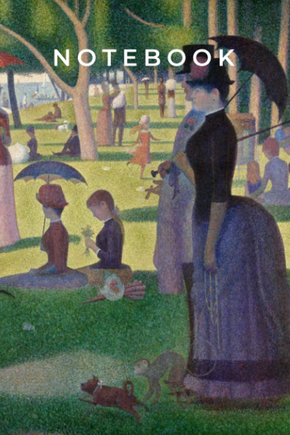A Sunday Afternoon on the Island of La Grande Jatte by Georges Seurat notebook: Composition Notebook / Journal