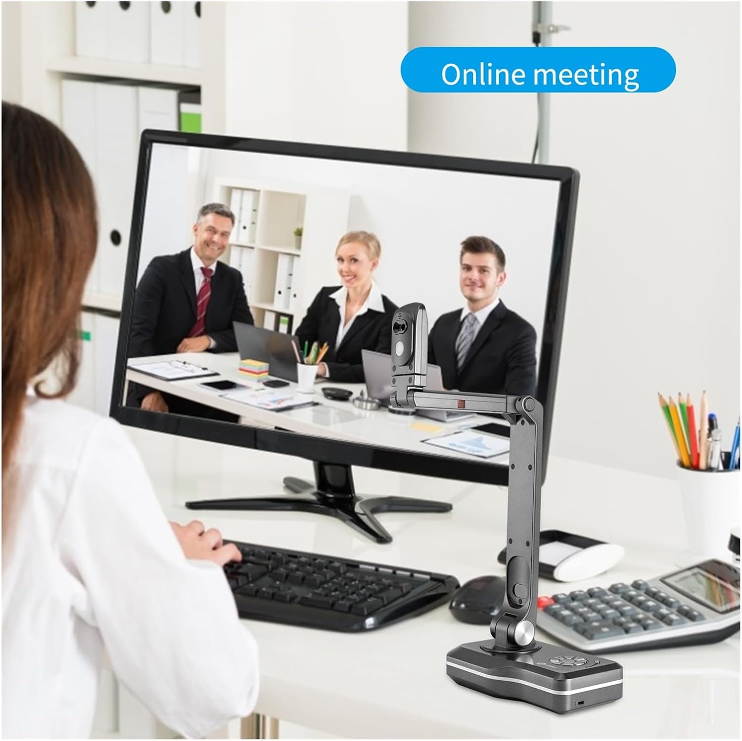 ドキュメントスキャナー V500 ドキュメントブックカメラスキャナ自動 USB プラグアンドプレイ 8MP A3 スキャンサイズ U