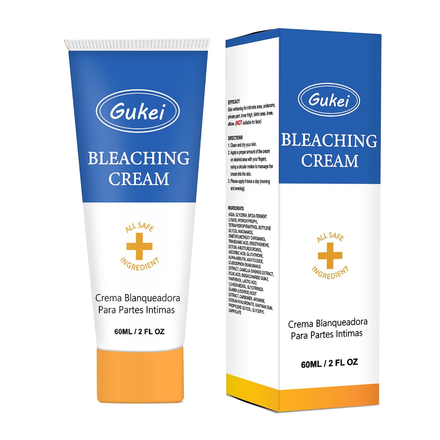 Skin Whitening Cream - Dark Spot Remover for Intimate Areas
