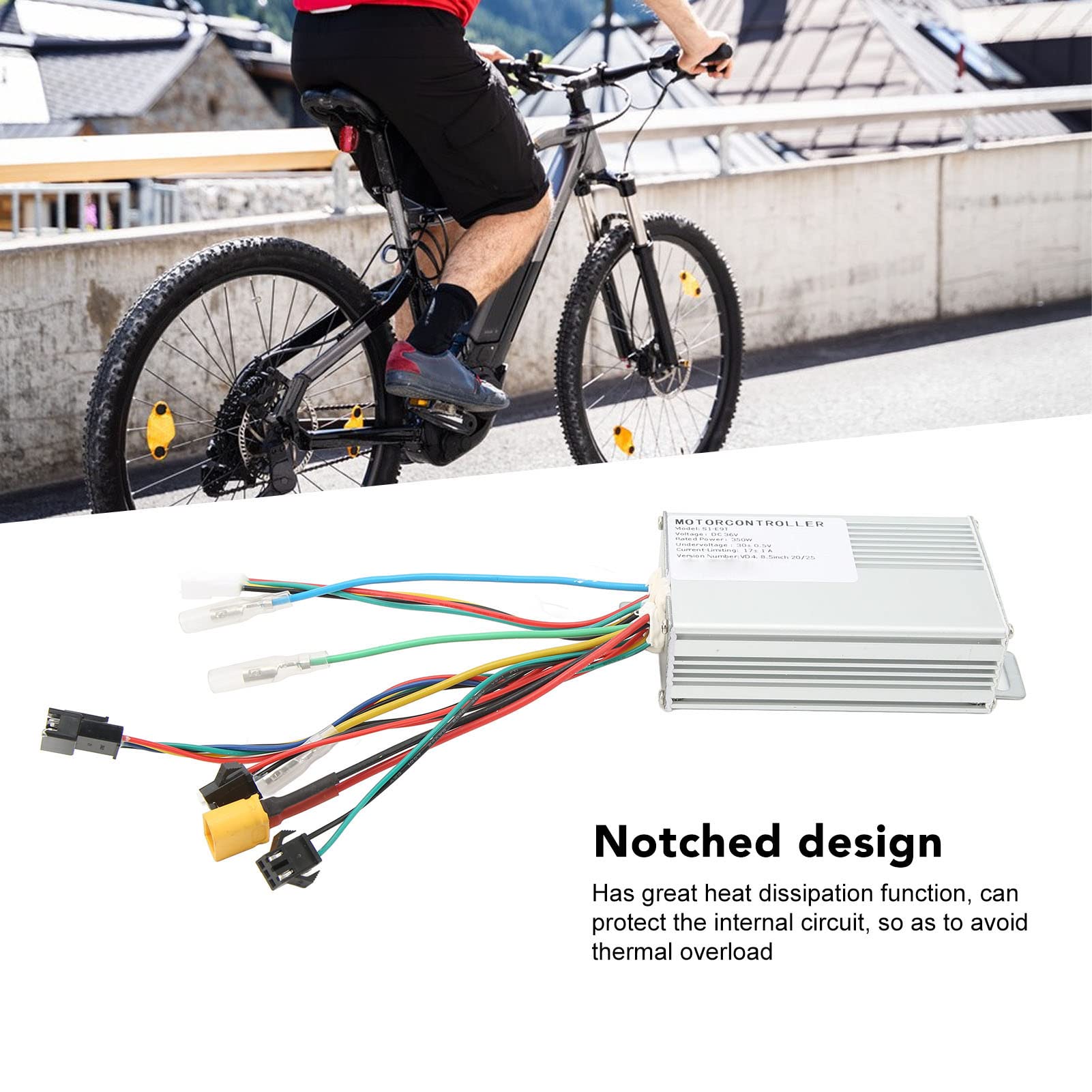 Kit Contrôleur Moteur Électrique 36V 350W Avec Panneau Affichage Pour Vélo E9T - Scooter Électrique