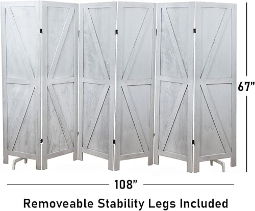 Miniatura 4 de Premium Home - Separador de habitación de 6 paneles separadores de habitaciones y pantallas de privacidad plegables, pantalla de privacidad,