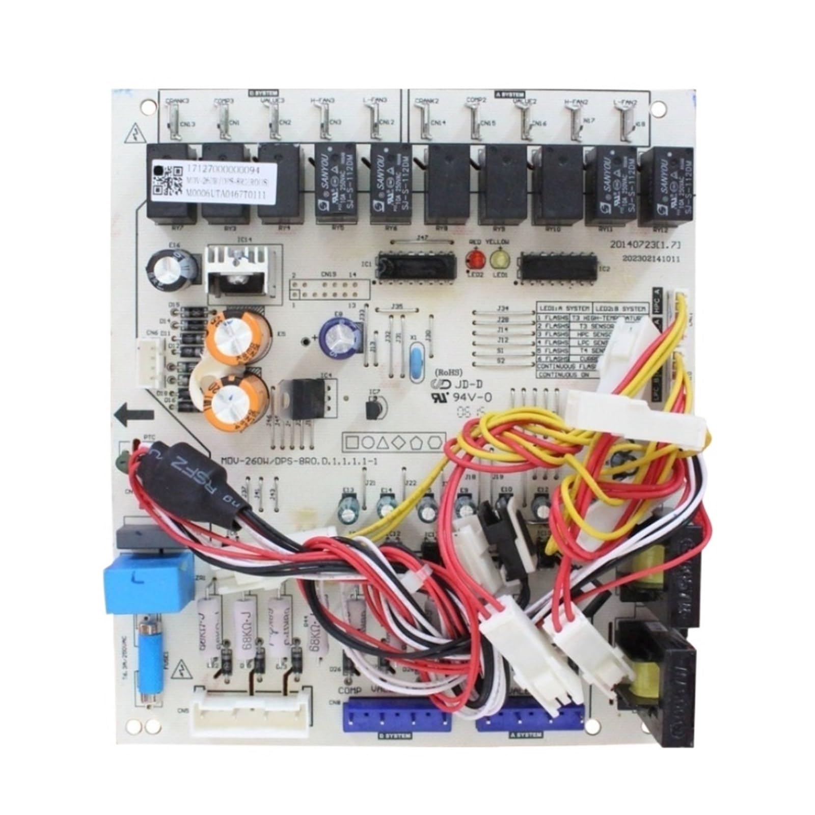 BONZMXDKHQ 1pcs MDV-260W/DPS-8R0.D.1.1.1.1-1 Outdoor Unit Control Board Air Conditioner Circuit PCB Conditioning Spare Parts