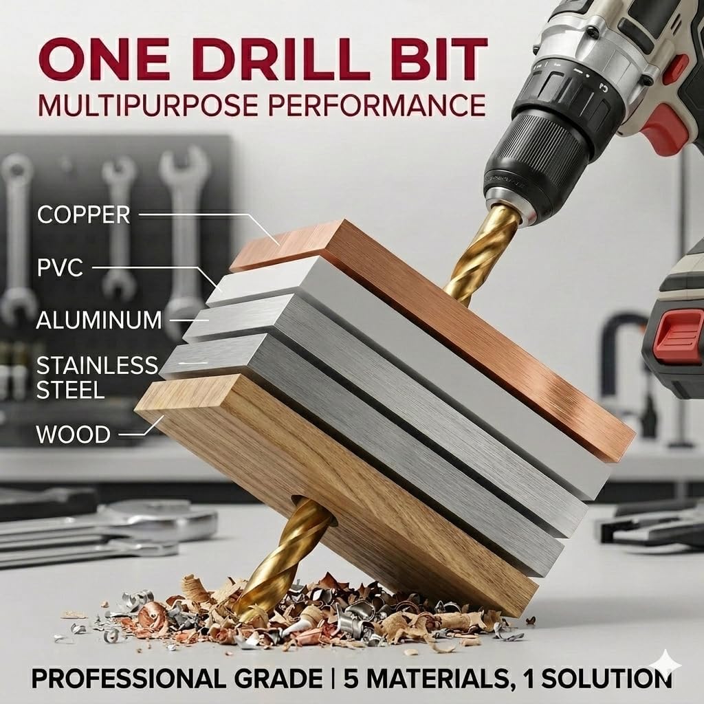 LETINE Impact Driver Bit Set, 35-Piece S2 Steel Screwdriver Bit with Case Hex,Torx,Phillips,Slotted,Square and Hex Shank Drill Bit Set for DIY/Pro Use