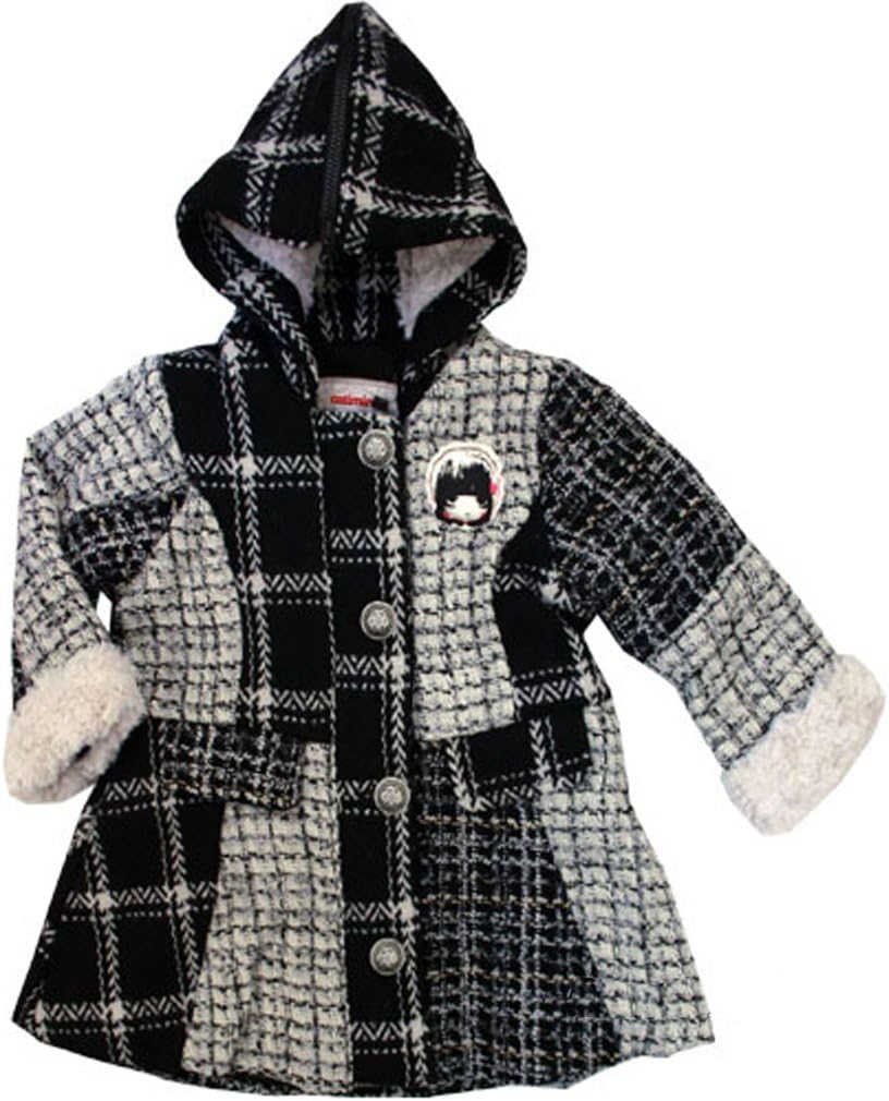 Catimini Spirit Couture Noir Manteau Coat, Baby Girls, 18 Months
