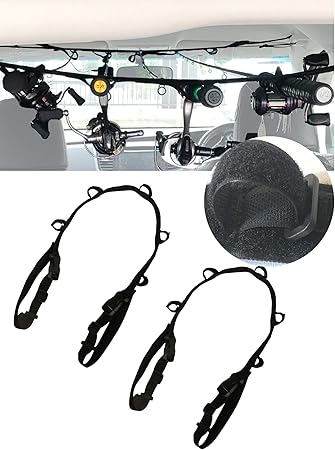 Storys ロッドホルダー 車 釣り竿 ロッドキャリー ベルト Storys ロッドベルト