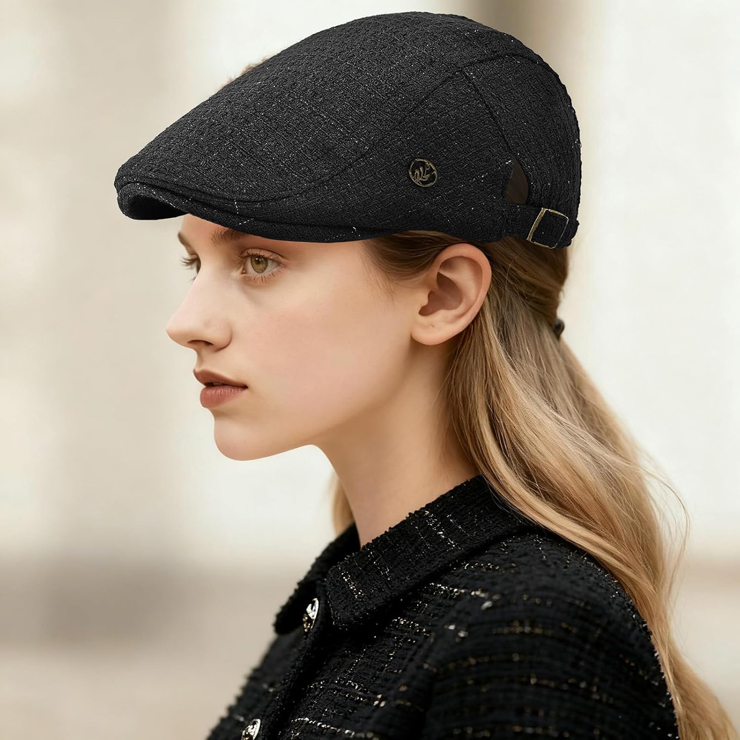 Newsboy Flat Caps for Men Women, Adjustable Ivy Gatsby Painter Cap Cabbie Golf Hat - Image 2