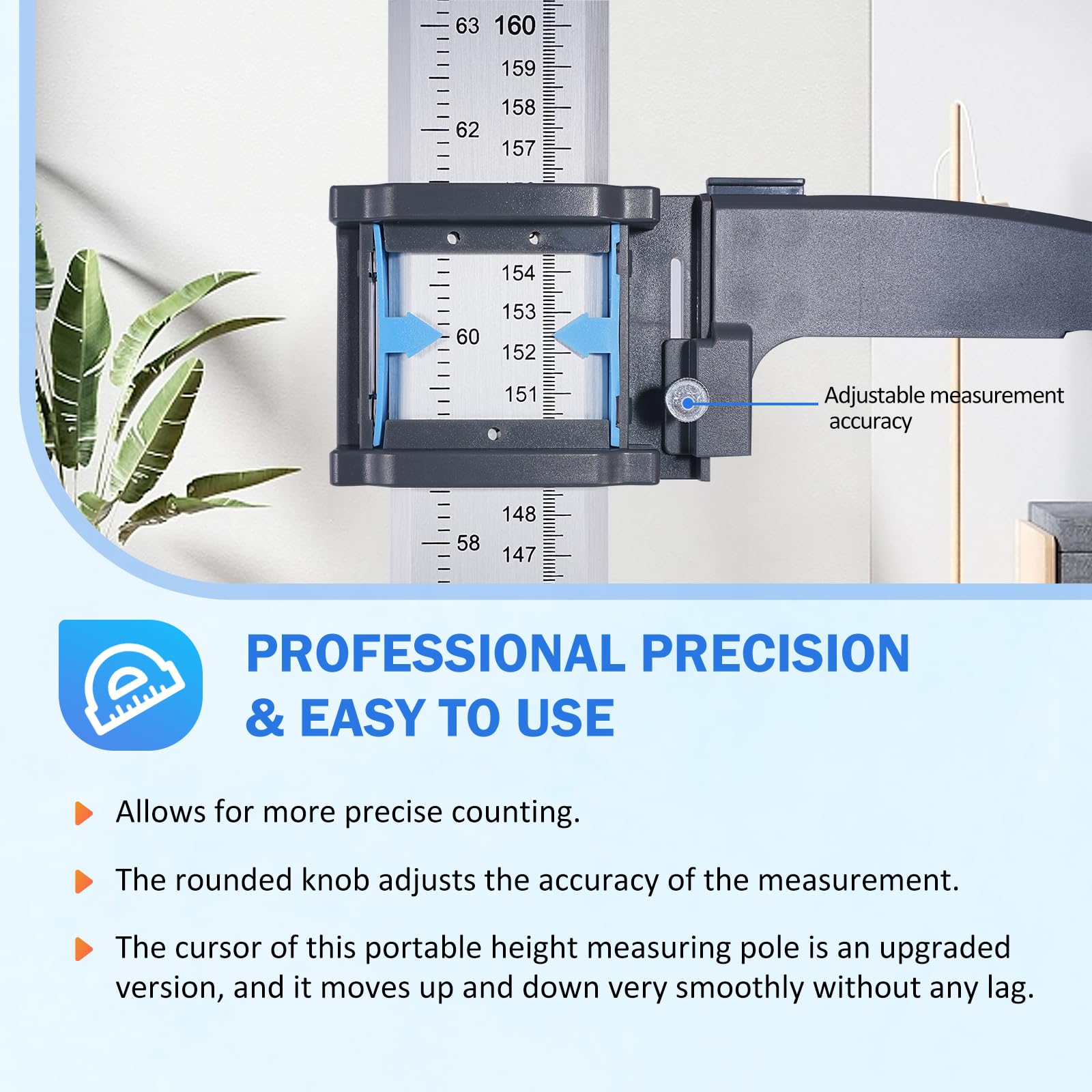 Portable Stadiometer - Height Measurement Tool -3