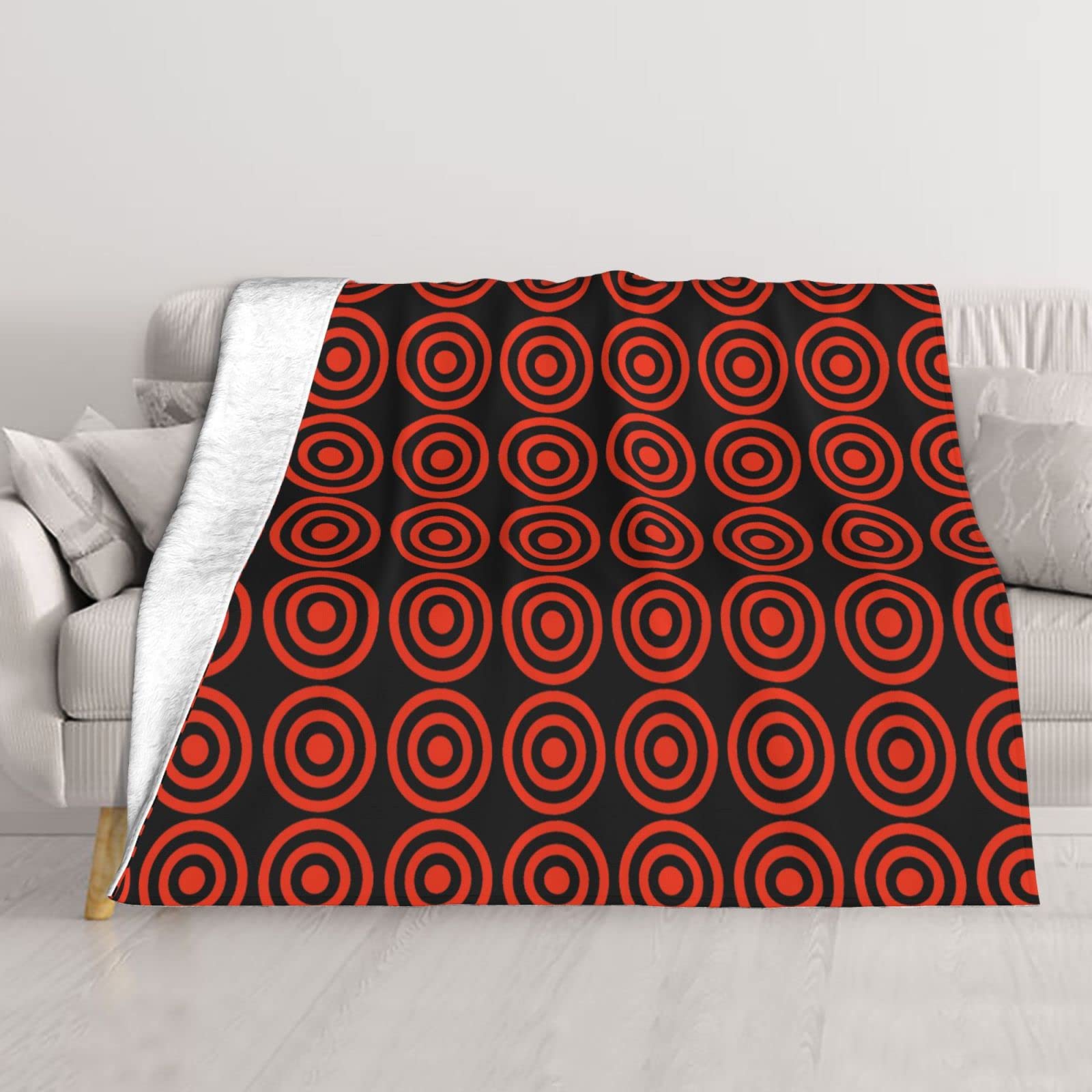 Couverture en peluche douce 203x152 cm jeté de canapé toutes saisons