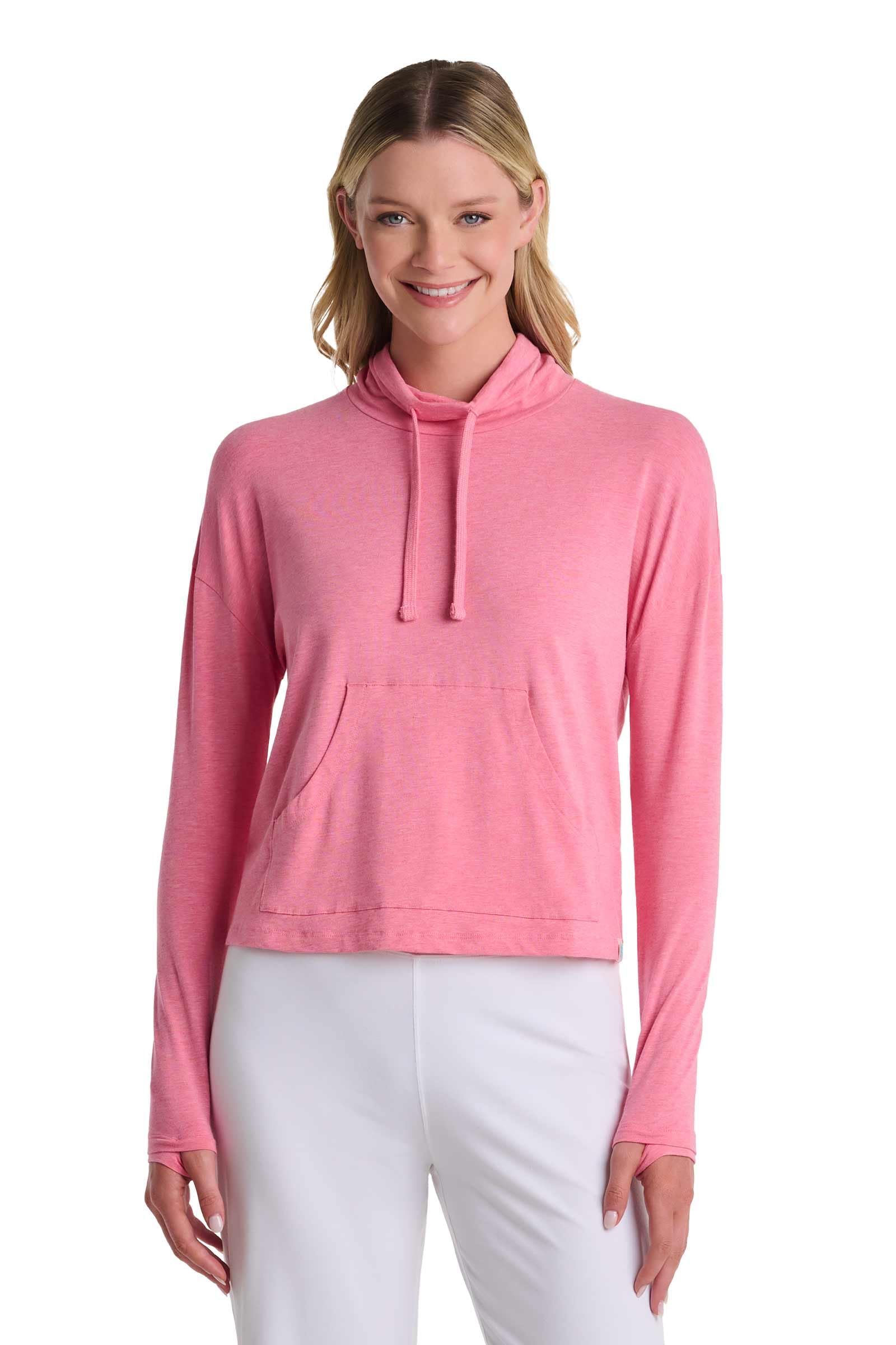 Womens Solana Mock Neck Pullover UPF 50