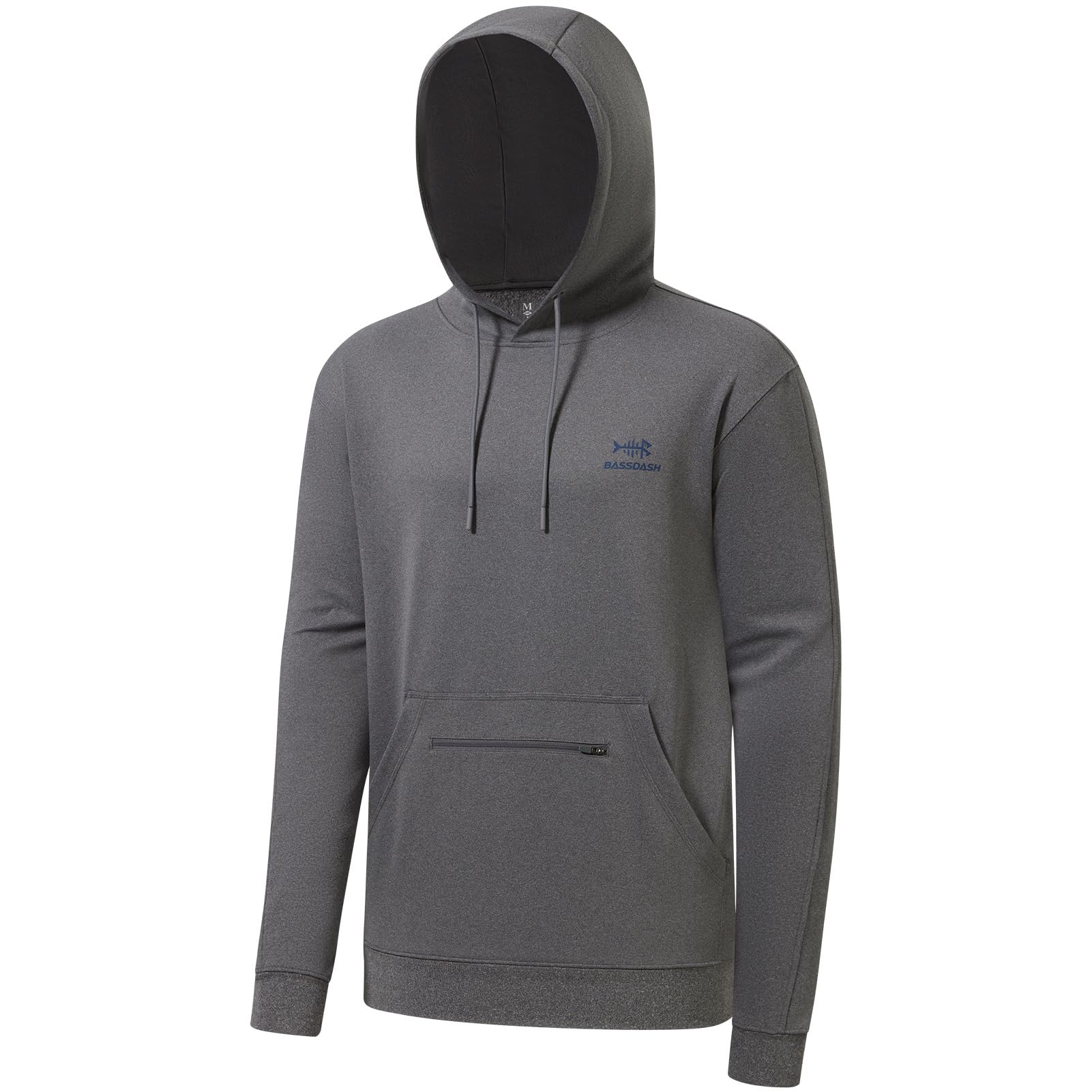 Bassdash Felpa con Cappuccio Midweight Impermeabile Performance Pesca Outdoor Pullover Sweatshirt