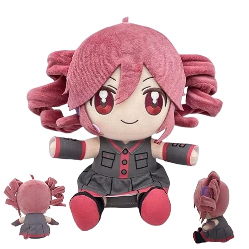 10inch Kasane Teto Plush, Teto Figure, Stuffed Figure Throw Pillows Home Decor Virtual Character Musical Soft Doll Gifts