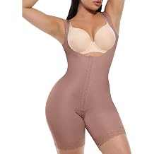 بدلة جسم Lover-Beauty Fajas Colombianas Shapewear للتحكم في البطن وتشكيل الجسم بعد الولادة ورفع المؤخرة مع سحاب بين الفخذين