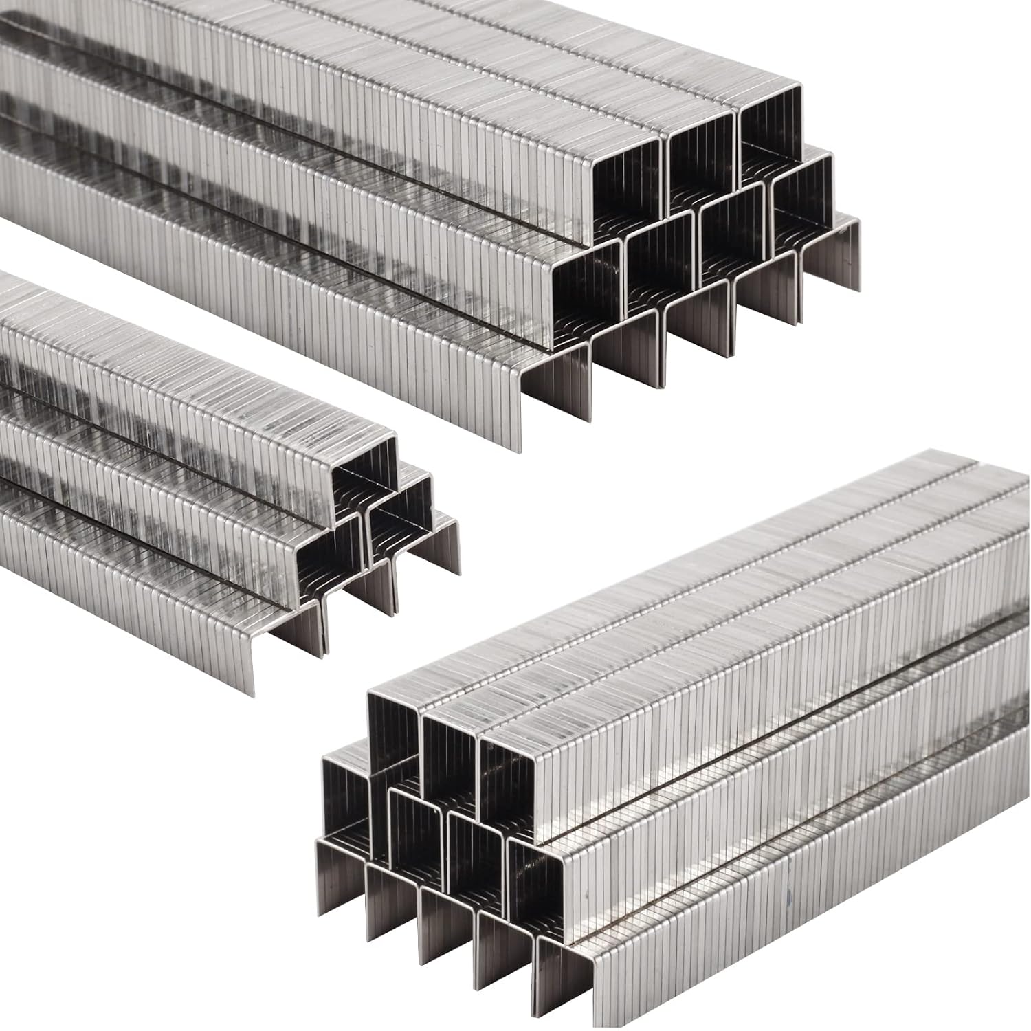 Heavy Duty T50 304 Stainless Steel Staples 3520-Count 4 Sizes Includes: 5/16", 3/8", 1/2", 9/16", Assorted Size Project Pack for T50 Stapler