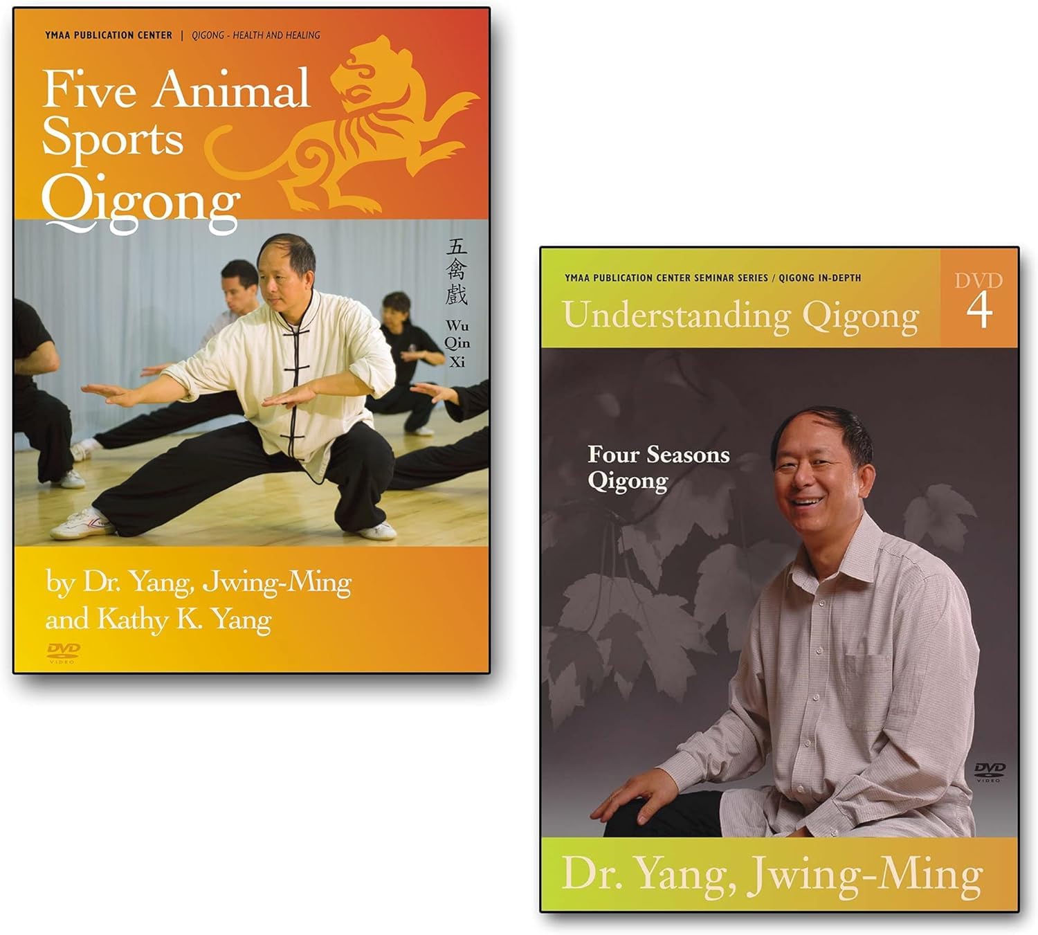 Sponsored Ad - Bundle: Five Elements / Four Seasons Qigong DVD set - Five Animal Frolics Qigong DVD and Four Seasons Qigong DVD (YMAA) Dr. Yang, Jwing-Ming