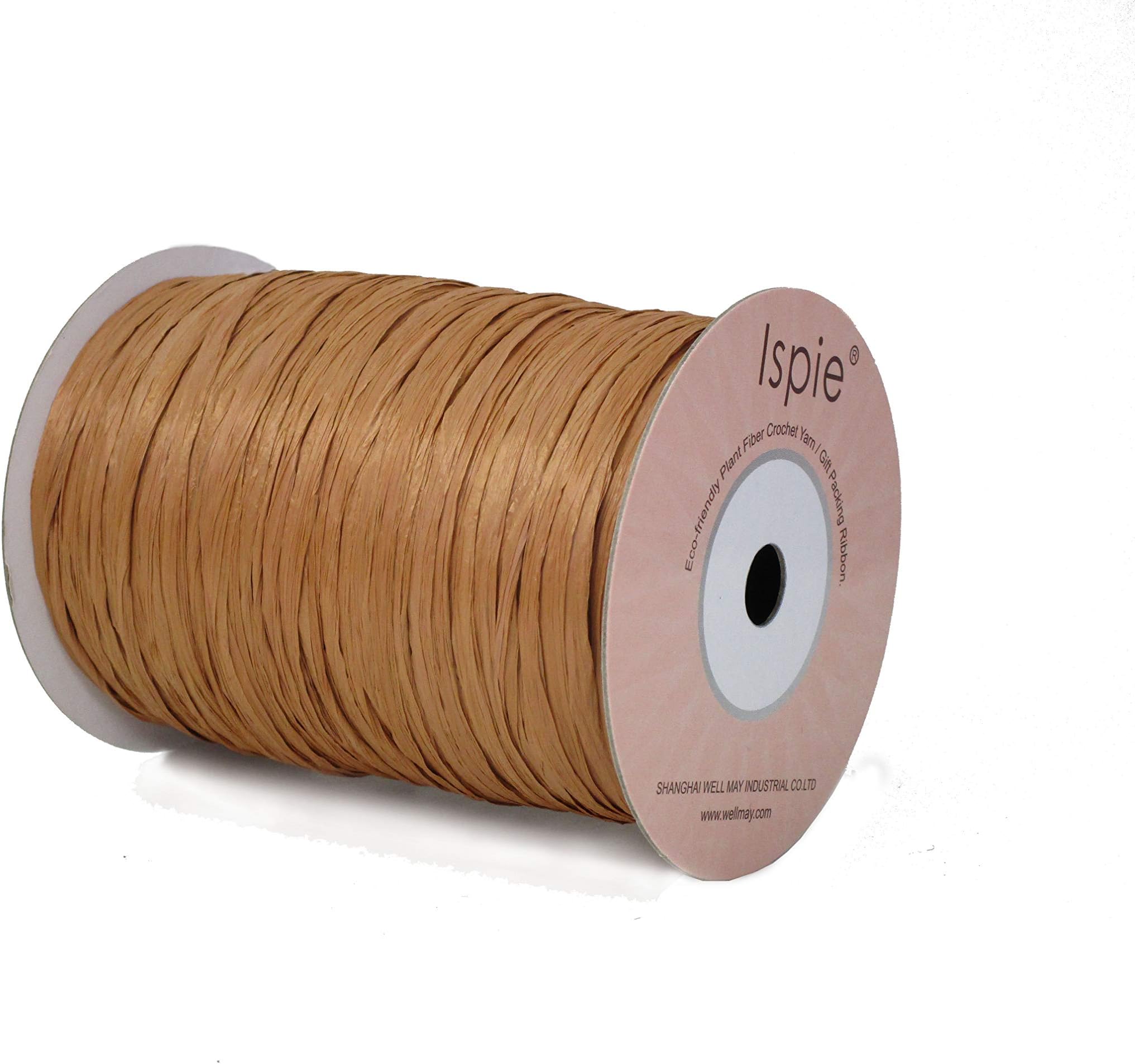 Rayon Raffia Ribbon Crochet Yarn 1/4" 100-Yard Autumn