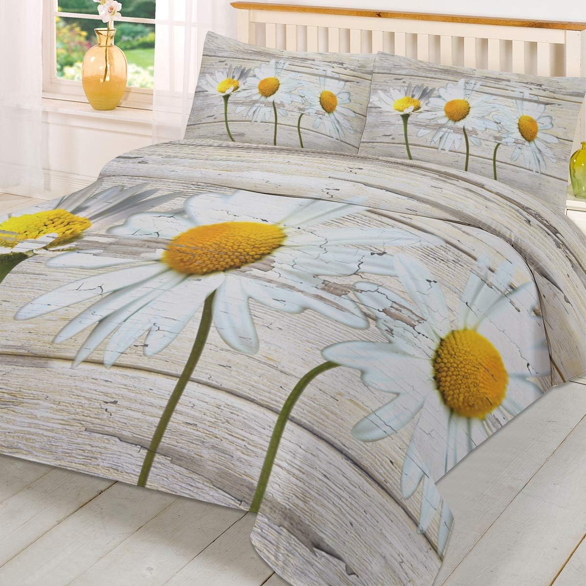 Buy 1 get 1 Teather 3-Piece Bedding Sets Daisy Flower Decorative Comforter Set - Duvet Cover, Pillow Cases for Childrens/Kids/Teens/Adults,Retro Wood Grain California King Get Cheap Price Teather 3-Piece Bedding Sets Daisy Flower Decorative Comforter Set - Duvet Cover, Pillow Cases for Childrens/Kids/Teens/Adults,Retro Wood Grain California King