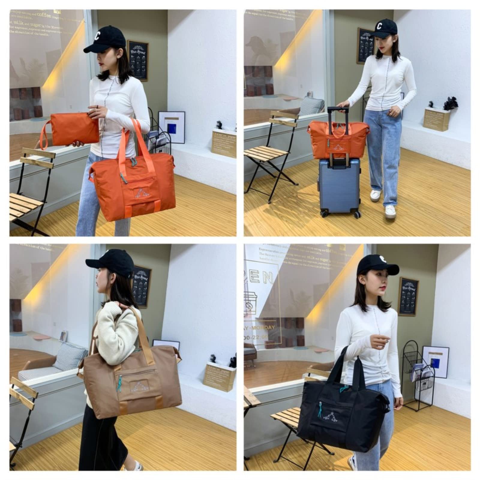 Wasserdichte Oxford-Umhängetasche für den Außenbereich, Sport-Fitnessstudio, Tragetasche mit Griff oben, Damen, Training, Einkaufen, Fitness, Reisehandtasche