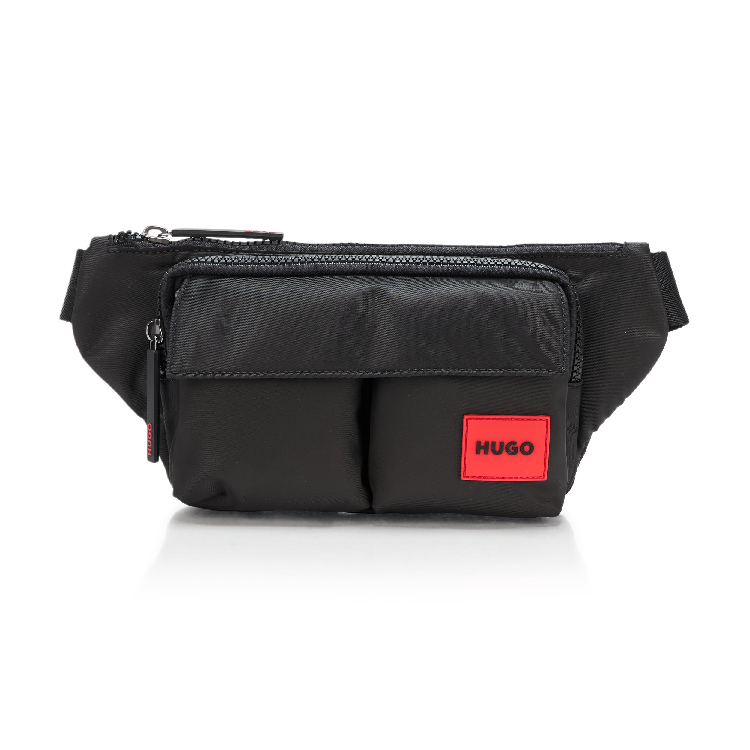 HUGO, Ethon Poly Twill Belt Bag, Catfish Black, One Size-image-8
