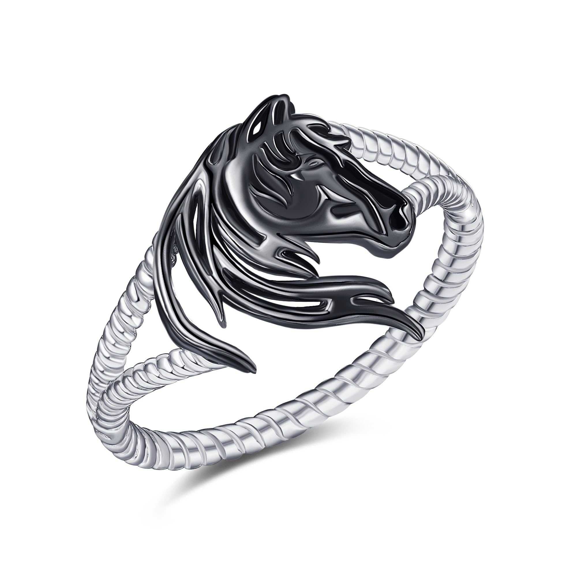 Rose Blume/Dreifacher Mond Göttin/Fidget/Pilz/Ringe für Frauen S925 Sterling Silber Knoten Ring Muttertag Schmuck Geschenke für Frauen