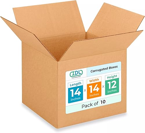 Miniatura 77 de Cajas para envío IDL Packaging - B-1266-5 de cartón corrugado, tamaño pequeño, de 12 pulgadas de largo x 6 pulgadas de ancho x 6 pulgadas de alto