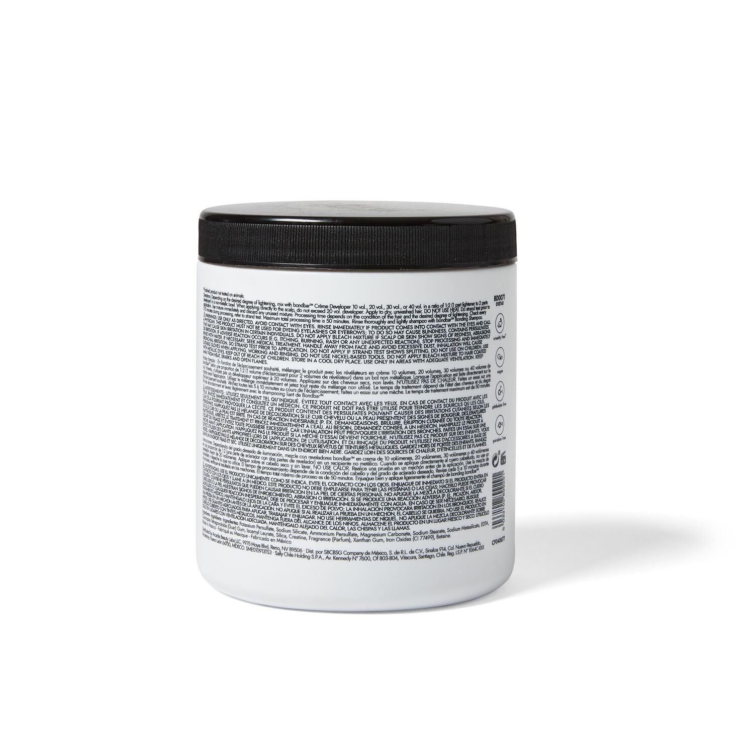 bondbar Bonding Technology Lightener Tub, Vegan, CrueltyFree, Reduces Damage to Hair, 16 oz: 16 Ounce