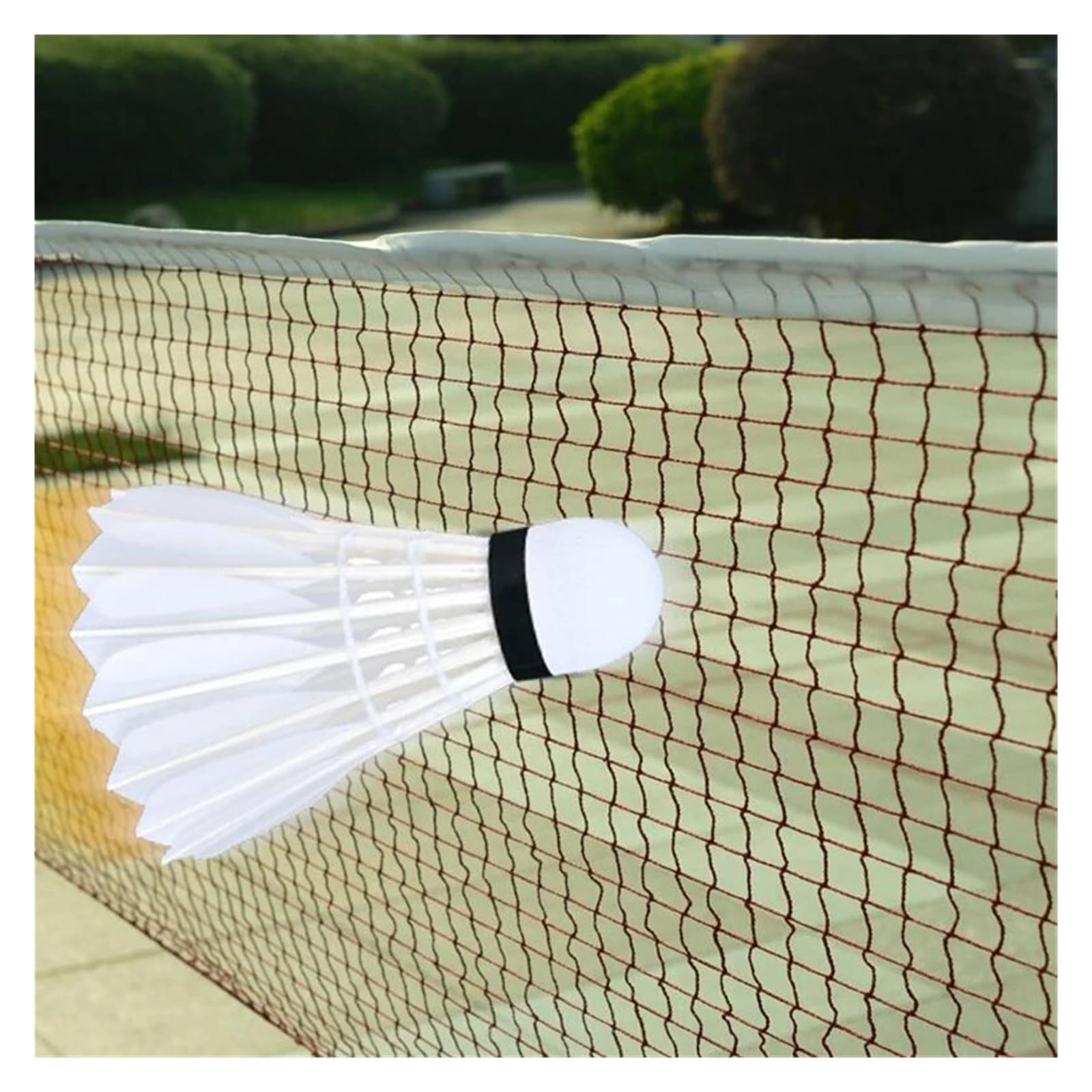 Rete da Badminton Portatile, Rete da Badminton in Rete da Allenamento 6,2x0,64 m in Polipropilene Multicolore(Green)