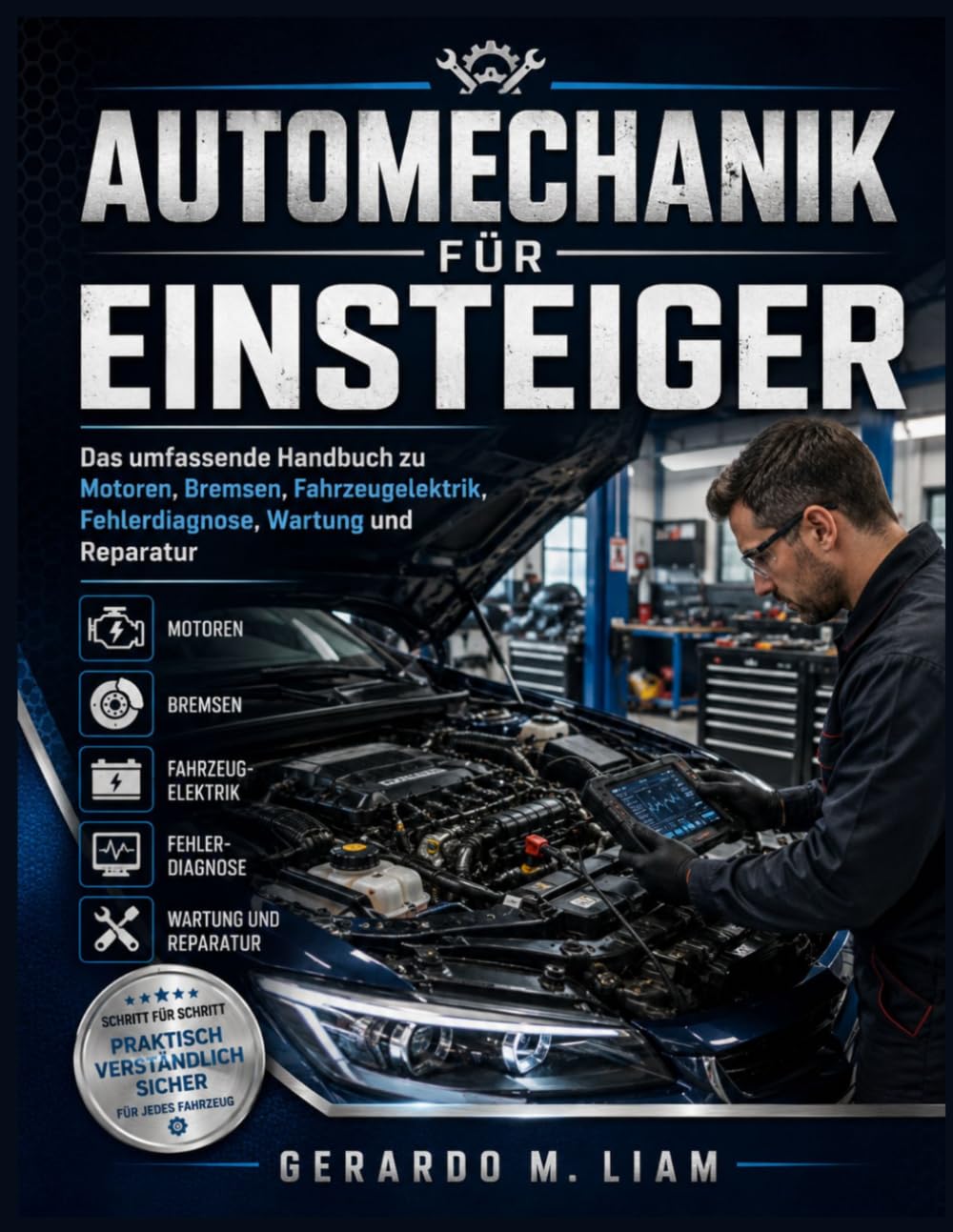 AUTOMECHANIK FÜR EINSTEIGER: Das umfassende Handbuch zu Motoren, Bremsen, Fahrzeugelektrik, Fehlerdiagnose, Wartung und Reparatur