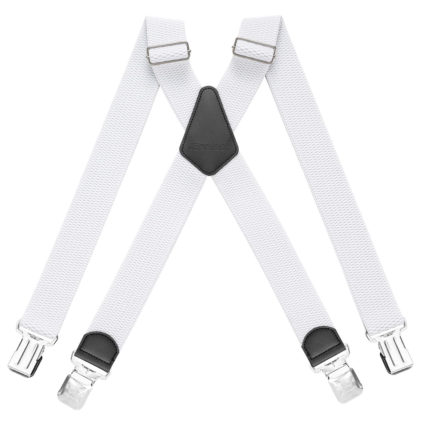 LAICAIW Bretelles Homme 2 Pouces Réglables Élastiques, Bretelles De Travail Robustes Pour Hommes, Clips Forts