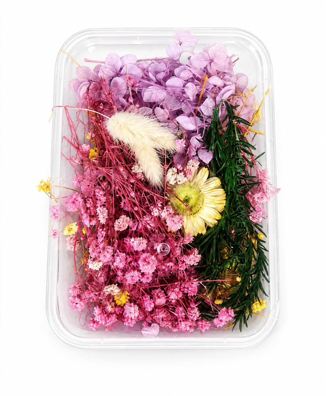 Natural Real Dried Flowers for Art Craft Mixed Soap, Candle, Scrapbook, DIY, Resin Tray Jewellery, Pendant- (Pink)-image-15