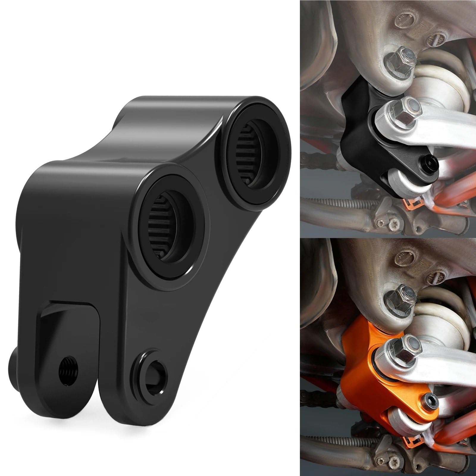 Bieletas Descenso Trasero Motocicleta 1,57 "40mm suspensión de Choque varillaje de Descenso Apto para Enduro/R 690 2008-2018 Enlaces de Descenso(Red)