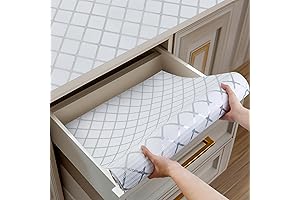 Non-Adhesive Grip Drawer and Shelf Liner for Kitchen Cabinet