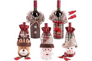 Premium Wine Covers for Christmas Cheer: Festive Wine Bottle Decorations