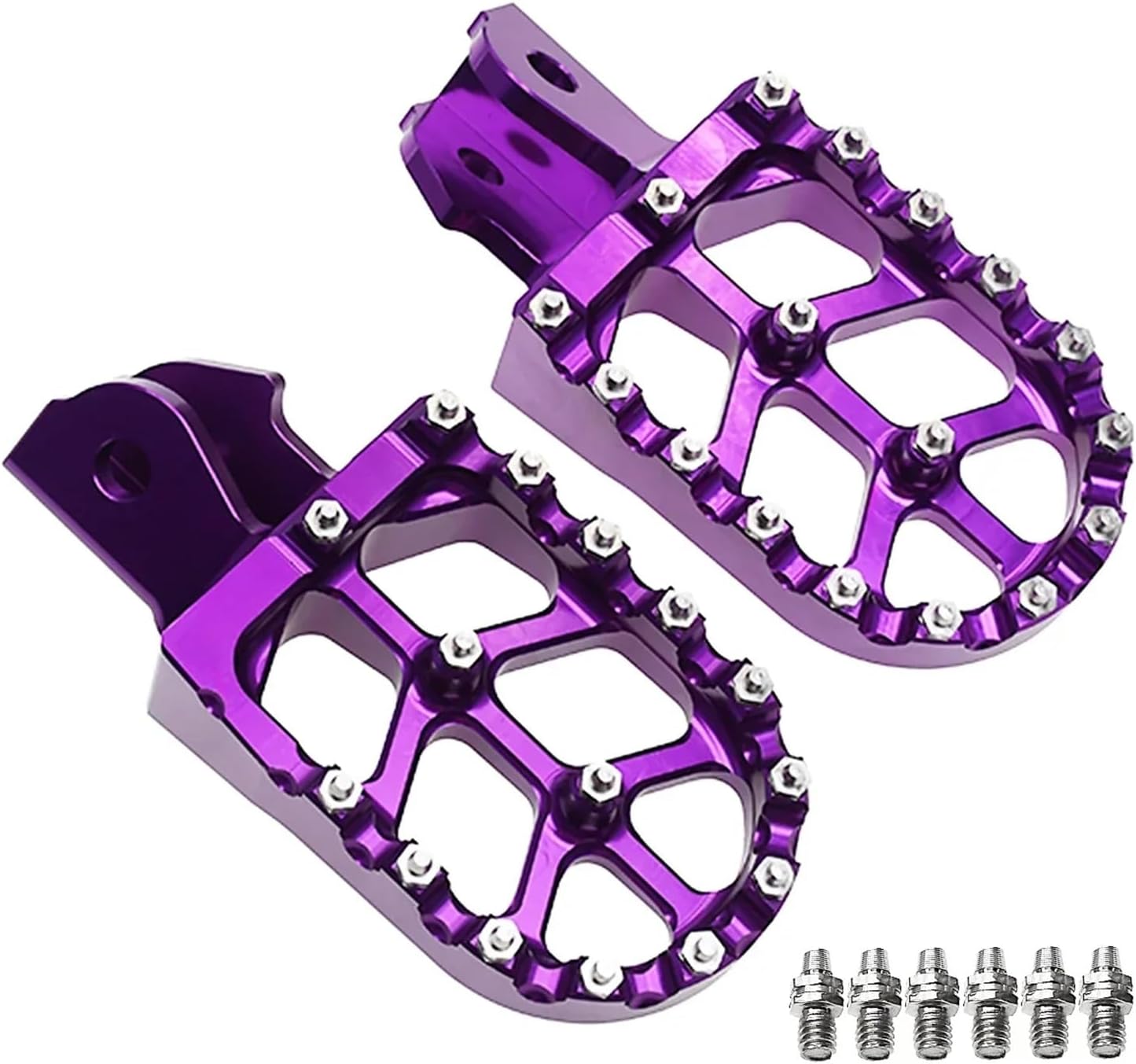 Motorcycle pedal Footpegs Floor Boards Rests Pedals Sur-Ron Motocross Surron Sur ron Light Bee S Light Bee X Off-Road Electric Pedals(Blue)