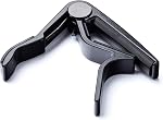 Dunlop 84 Trigger Flat Acoustic Guitar Capo, Black