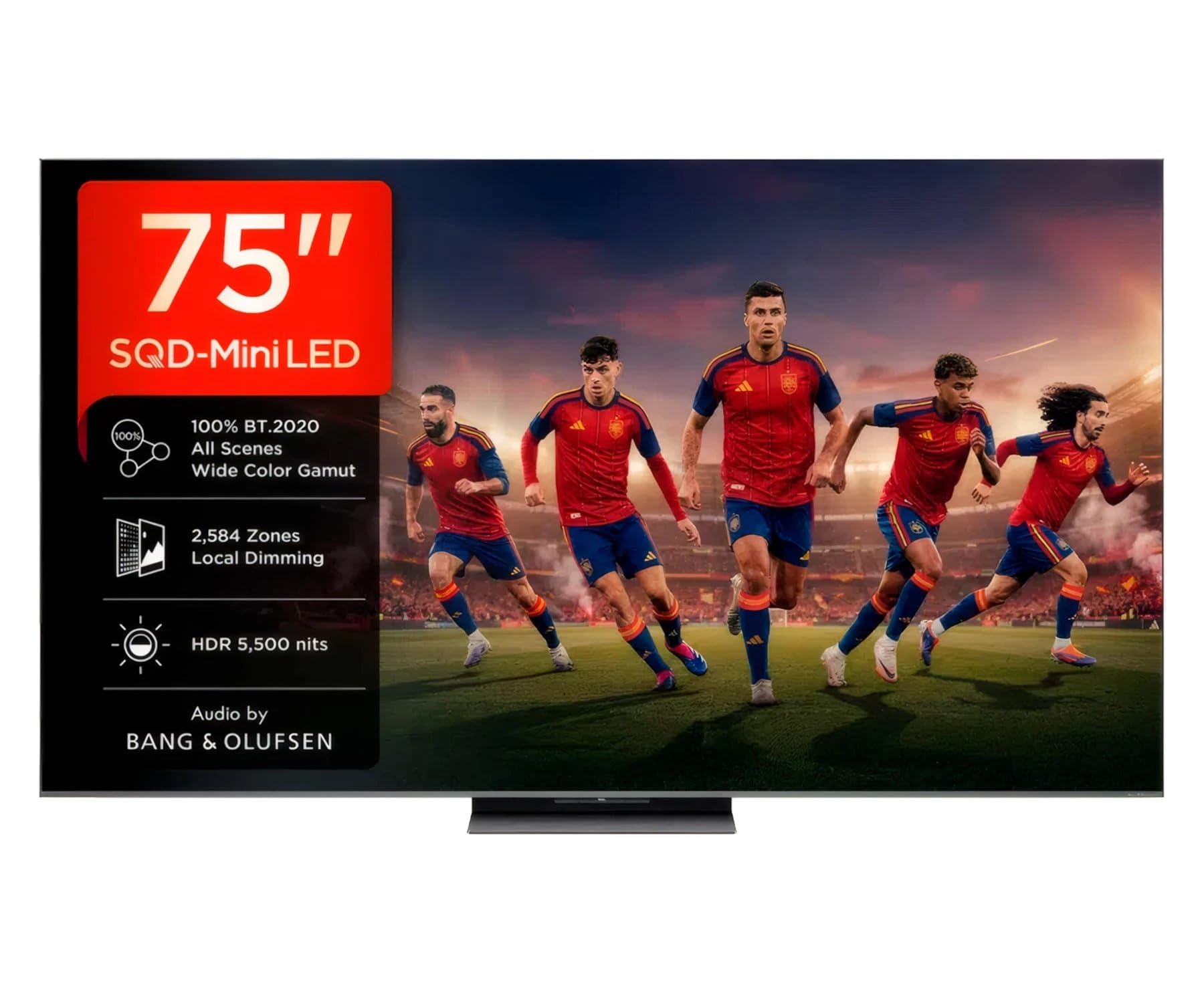 "TV SQLED MINILED 75""4K 144HZ T2/S2 SMART GOOGLE TV"