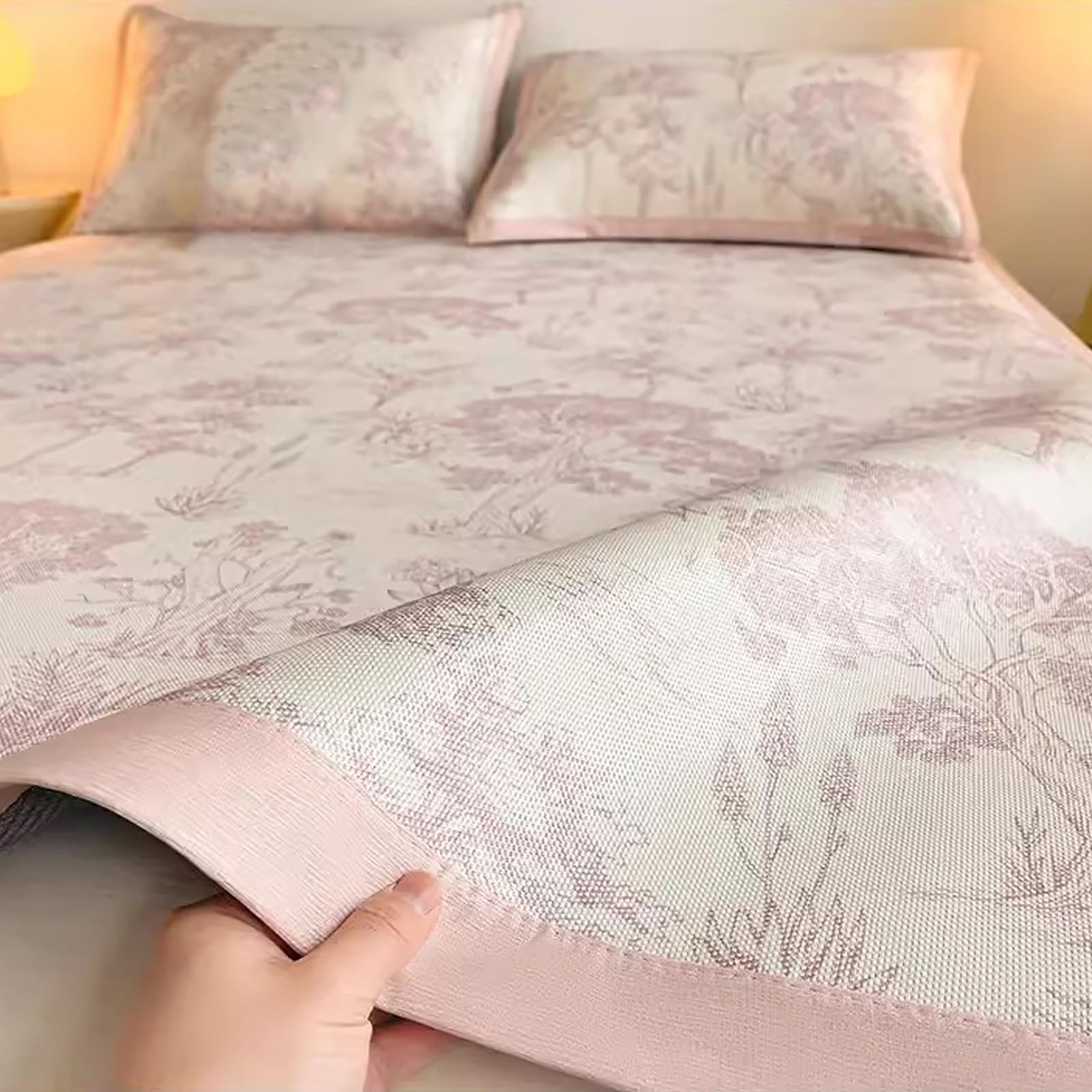 Parure de lit rafraîchissante contre la sueur nocturne avec textile lavable