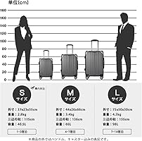 Amazon.co.jp: [VARNIC] スーツケース キャリーバッグ キャリーケース