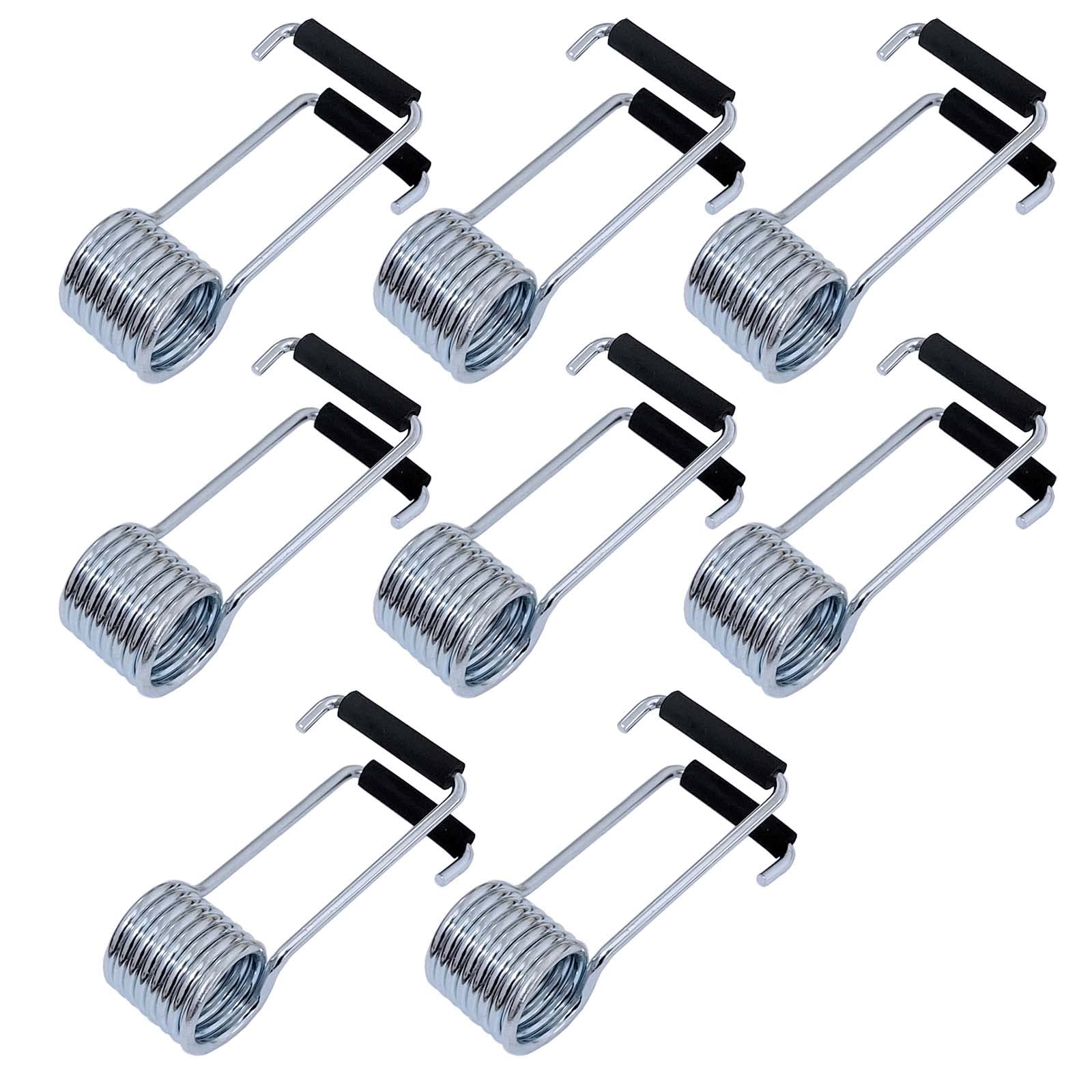 Auto-plazaUniversal Butterfly Spring Door Closer Self-Closing with Rubber Bumpers, Fit for Door Butt Hinge Pins (4)