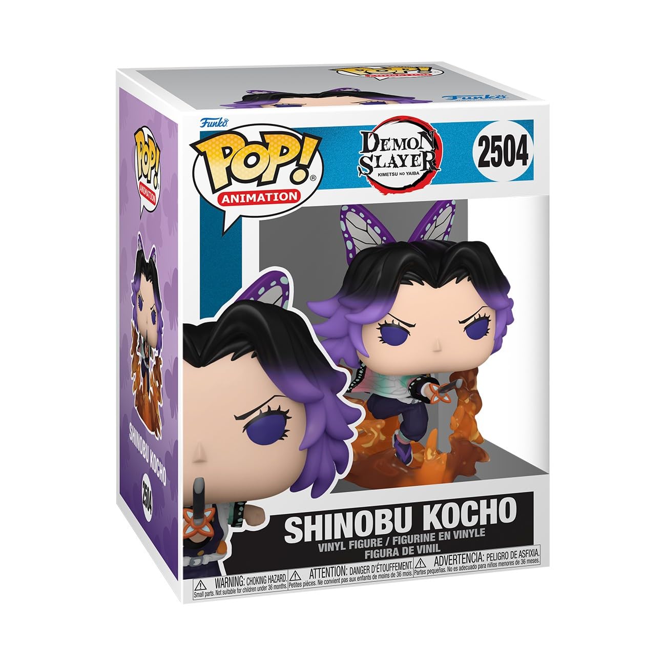 Funko Pop! Premium: Demon Slayer – Shinobu - Les Beatles, Paul McCartney, John Lennon, RIngo Starr, George Harrison Funko Pop! Premium: Demon Slayer - Shinobu